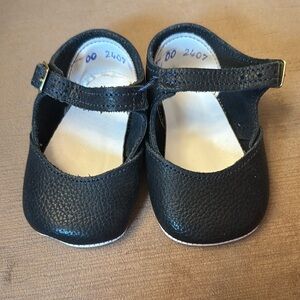 Shoozies Classic Navy Baby Mary Jane Shoes size 00 preemie
